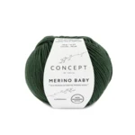 Katia Concept Merino Baby 085 Mørkegrøn
