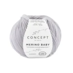 Katia Concept Merino Baby 055 Lys perlegrå