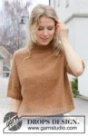 244-15 Ginger Tea Top by DROPS Design