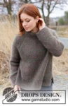 244-4 Forest Trails Sweater by DROPS Design