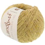 Lana Grossa Landlust Soft Tweed 180 134 Grønbeige meleret