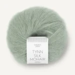 Sandnes Tynn Silk Mohair 8521 Støvet lys grøn