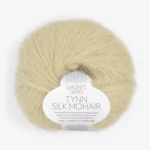 Sandnes Tynn Silk Mohair 9822 Lys chinos grøn