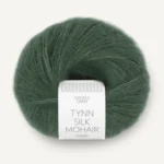 Sandnes Tynn Silk Mohair 8581 Dyb skovgrøn