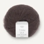 Sandnes Tynn Silk Mohair 3880 Mørk chokolade