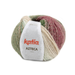 Katia Azteca 75 Ecru-grøn-rose-brun