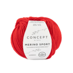 Katia Concept Merino Sport 004 Rød