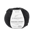 Katia Concept Merino Sport 402 Meget mørkegrå