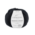 Katia Concept Merino Sport 002 Sort