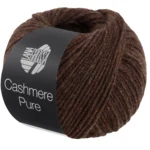 Lana Grossa Cashmere Pure 37 Mørkebrun