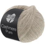 Lana Grossa Cashmere Pure 35 Gråbeige