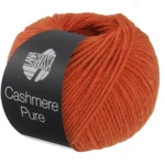 Lana Grossa Cashmere Pure 25 Græskarrød