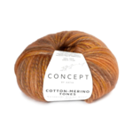 Katia Concept Cotton-Merino Tones 300 Orange-rust-okker-brun