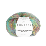 Katia Concept Cotton-Merino Tones 304 Grøn-vandblå-pistacie