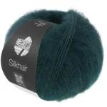 Lana Grossa Silkhair 231 Sortgrøn