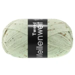 Lana Grossa Meilenweit 100 Tweed 182 Hvidgrøn