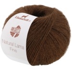 Lana Grossa Natural Lama Fine 113 Chokoladebrun