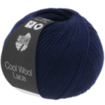 Lana Grossa Cool Wool Lace 23 Natblå