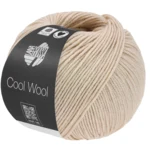 Lana Grossa Cool Wool Mélange 1507 Beige meleret