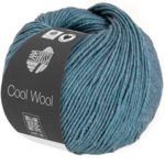 Lana Grossa Cool Wool Mélange 1433 Dueblå meleret