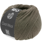 Lana Grossa Cool Wool Mélange 1422 Mørkebrun meleret