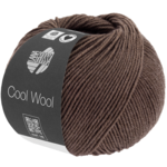 Lana Grossa Cool Wool Mélange 1435 Kaffebrun meleret