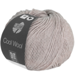 Lana Grossa Cool Wool Mélange 1426 Gråbeige meleret