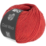 Lana Grossa Cool Wool Mélange 1428 Rød meleret