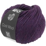 Lana Grossa Cool Wool Mélange 1403 Mørk violet meleret