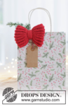 0-1628 Holly Red Bow by DROPS Design