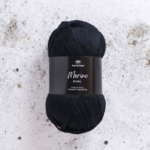 Svarta Fåret Merino Mini 01 Kulsort