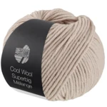 Lana Grossa Cool Wool Superbig 232 Gråbeige meleret