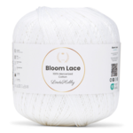 LindeHobby Bloom Lace Mercerized Cotton 02 Hvid