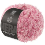 Lana Grossa Orsetto 101 Pink/Råhvid