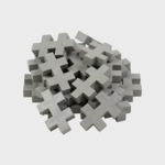 Plus-Plus BIG, 25 stk. 3456 Grå