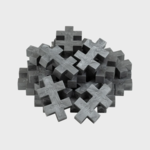 Plus-Plus BIG, 25 stk. 3472 Sølv