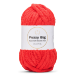 LindeHobby Fuzzy Chenille BIG 11 Blodrød