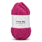 LindeHobby Fuzzy Chenille BIG 45 Mørk fuchsia