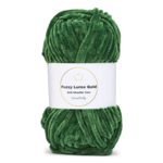LindeHobby Fuzzy Chenille Gold Lurex 38 Grøn