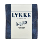 LYKKE Hæklenålesæt Indigo, Blå, 15 cm