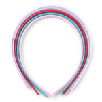 LindeHobby Hårbøjler, Assorterede farver, 8 mm, 5 stk