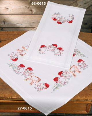 Broderikit Nisse samling 80 x 80 cm