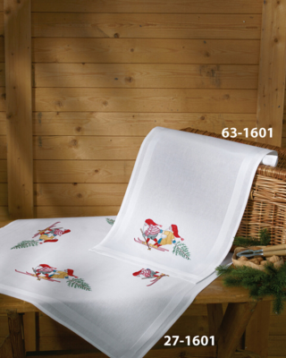 Broderikit Her kommer træet 40 x 80 cm