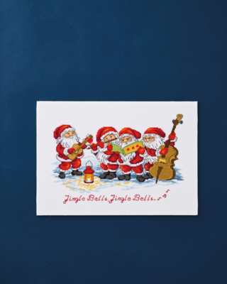 Broderikit Nisse orkestret 34 x 24 cm