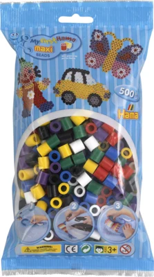 Hama Maxi Perler 500 stk - Mix 00