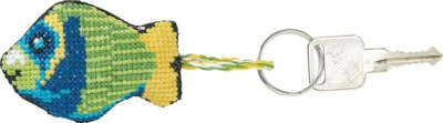 Broderikit Ægte kejserfisk 7 x 5 cm