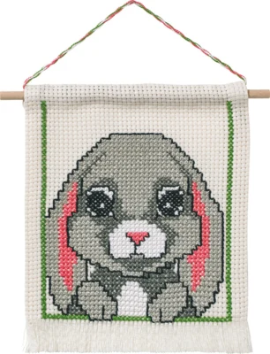Broderikit MFK Kanin M 5119/18 16 x 18 cm