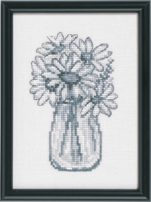 Broderikit Marguerite 12 x 17 cm